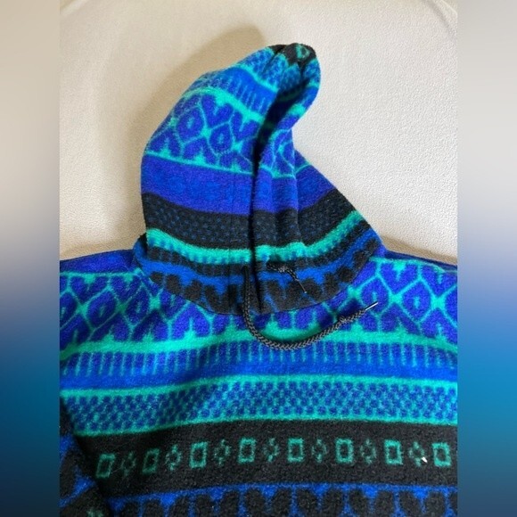 Vintage Northern Territories Sunbuster  hooded  Size L/XL Made In Usa - Picture 15 of 16